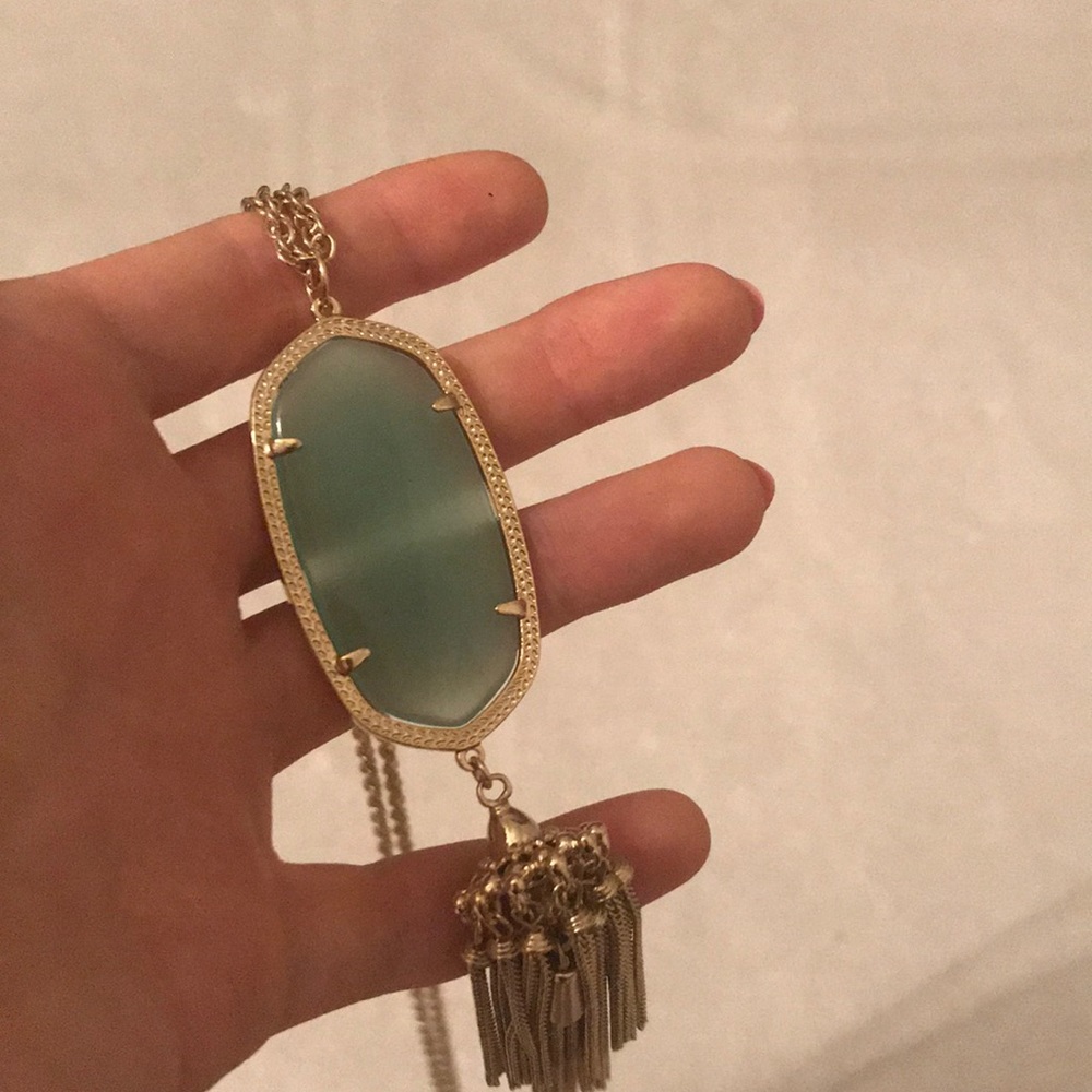 Kendra Scott Tiffany blue necklace